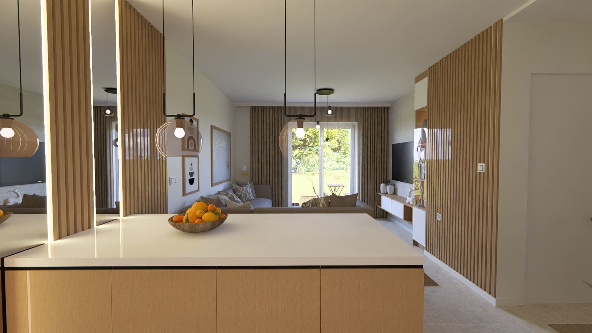 Home Design Loznica - Dizajn enterijera Dnevna soba 1