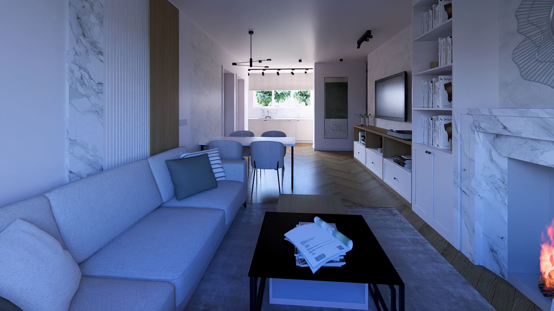 Home Design Loznica - Dizajn enterijera Dnevna soba 11