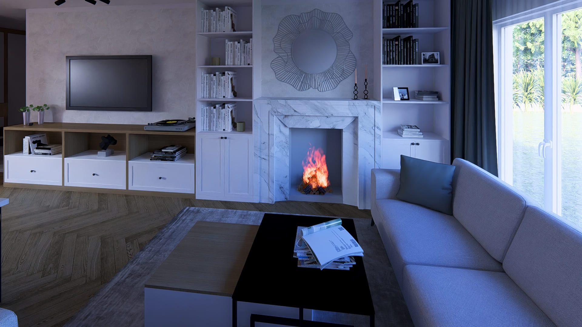 Home Design Loznica - Dizajn enterijera Dnevna soba 7