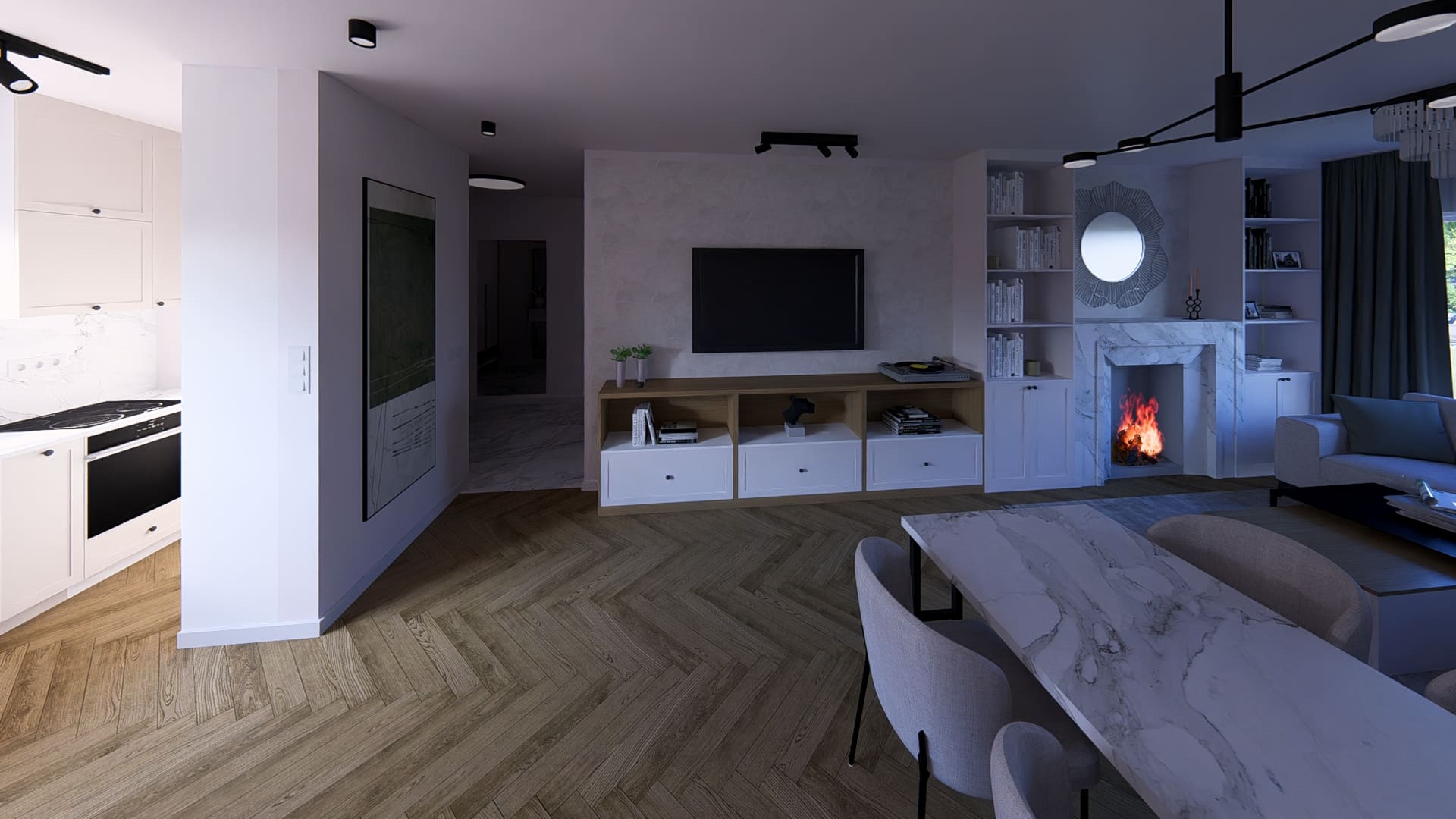 Home Design Loznica - Dizajn enterijera Dnevna soba 8